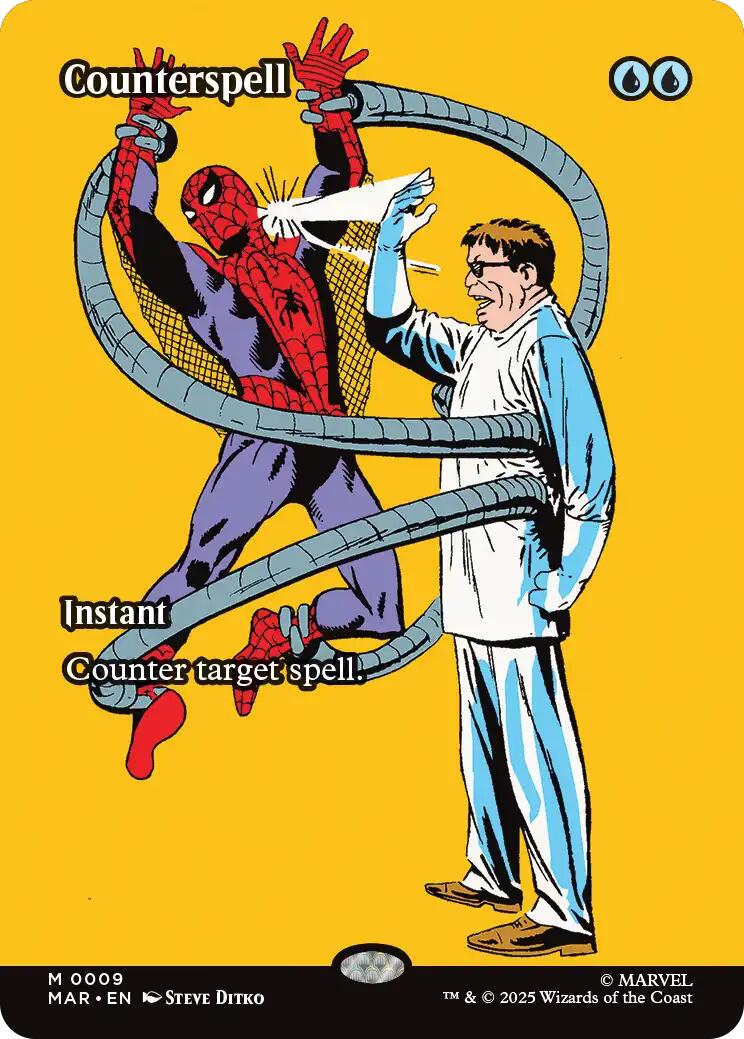 Counterspell (Borderless) [Marvel Universe: Eternal-Legal] | Pegasus Games WI