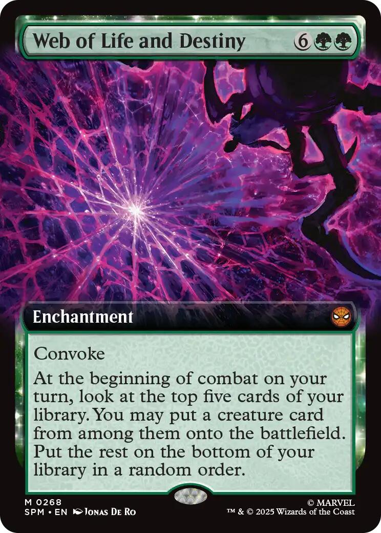 Web of Life and Destiny (Extended Art) [Marvel's Spider-Man] | Pegasus Games WI