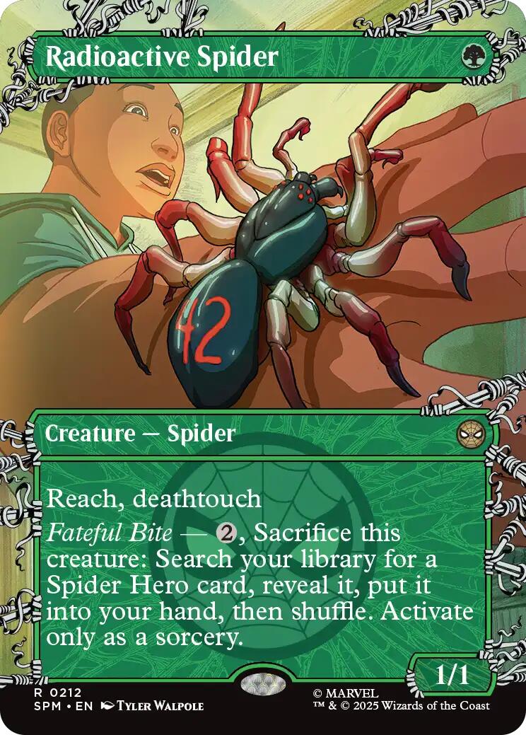 Radioactive Spider (Borderless) [Marvel's Spider-Man] | Pegasus Games WI