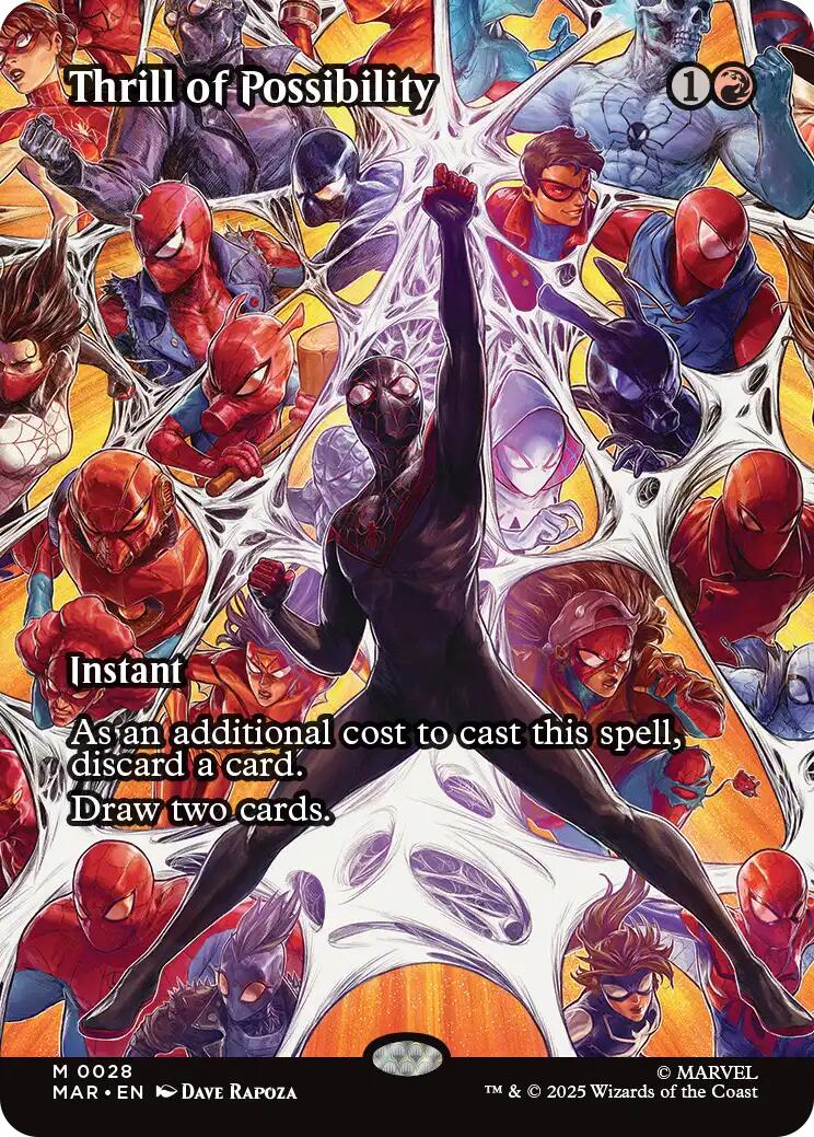 Thrill of Possibility (Borderless) [Marvel's Spider-Man: Eternal-Legal] | Pegasus Games WI