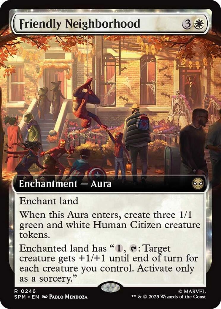 Friendly Neighborhood (Extended Art) [Marvel's Spider-Man] | Pegasus Games WI