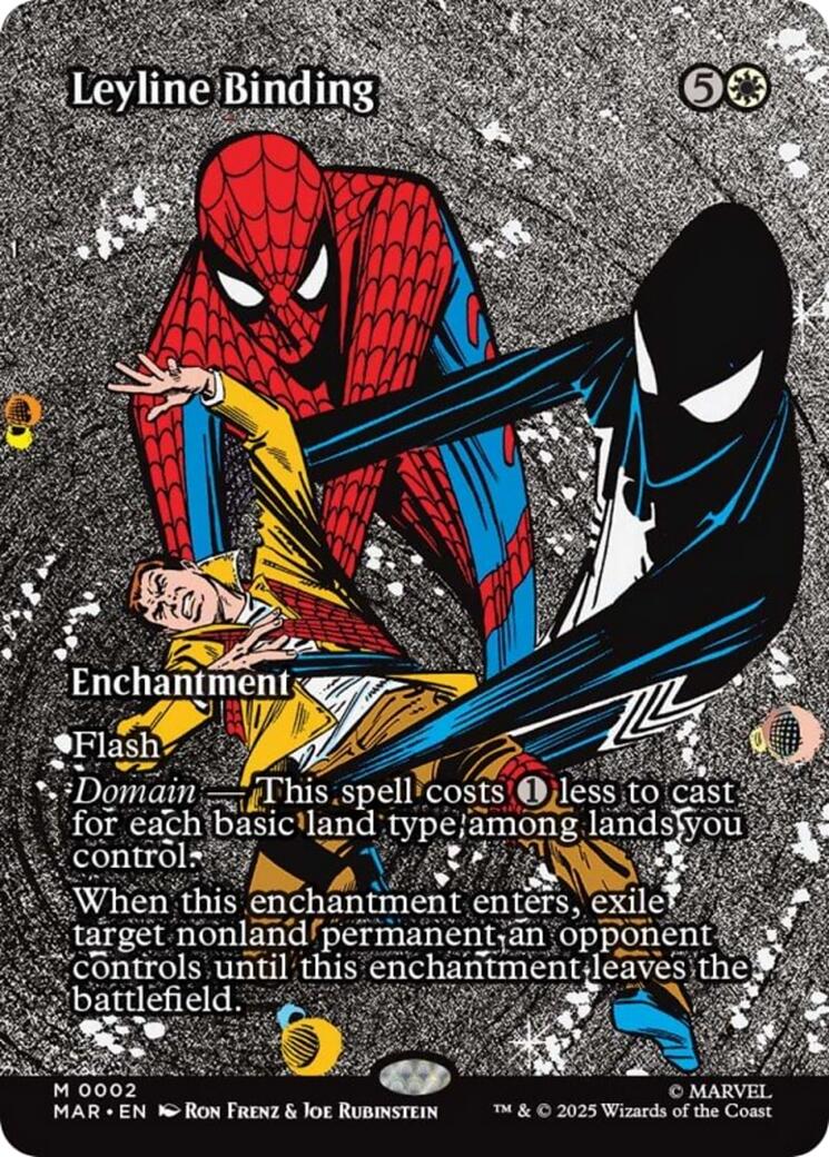 Leyline Binding (Borderless) [Marvel's Spider-Man: Eternal-Legal] | Pegasus Games WI