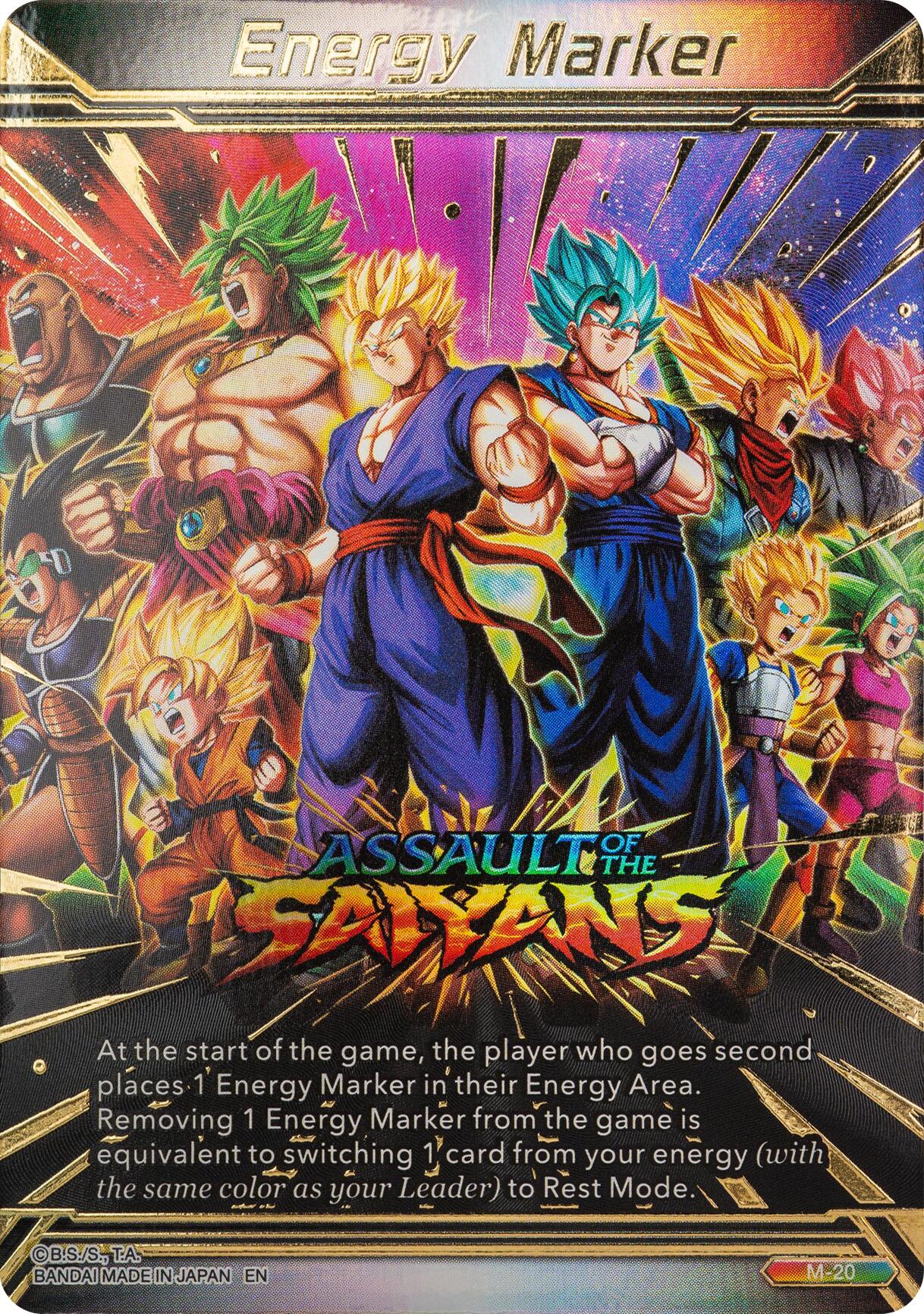Energy Marker - Assault of the Saiyans (M-20) [Prismatic Clash] | Pegasus Games WI