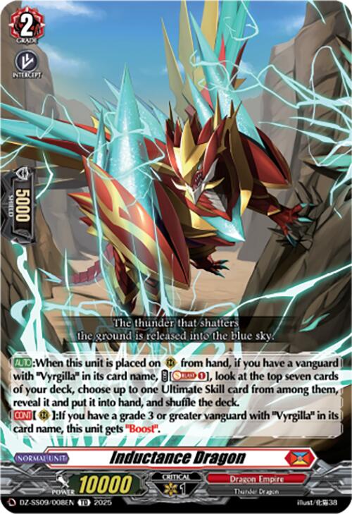 Inductance Dragon (DZ-SS09/008EN) [DZ-SS09: Zero Tendo Start Deck] | Pegasus Games WI