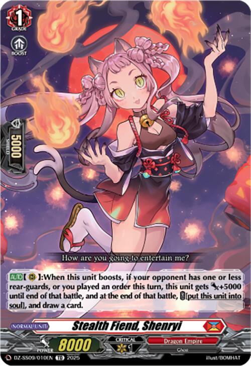 Stealth Fiend, Shenryi (DZ-SS09/010EN) [DZ-SS09: Zero Tendo Start Deck] | Pegasus Games WI