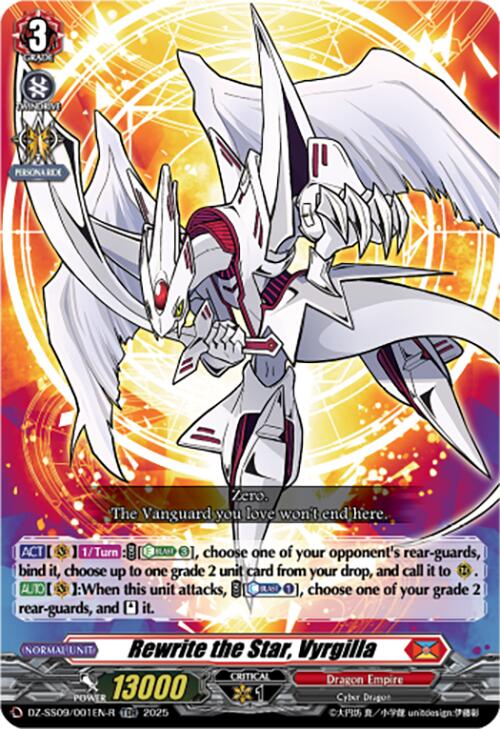 Rewrite the Star, Vyrgilla (TDR) (DZ-SS09/001EN-R) [DZ-SS09: Zero Tendo Start Deck] | Pegasus Games WI