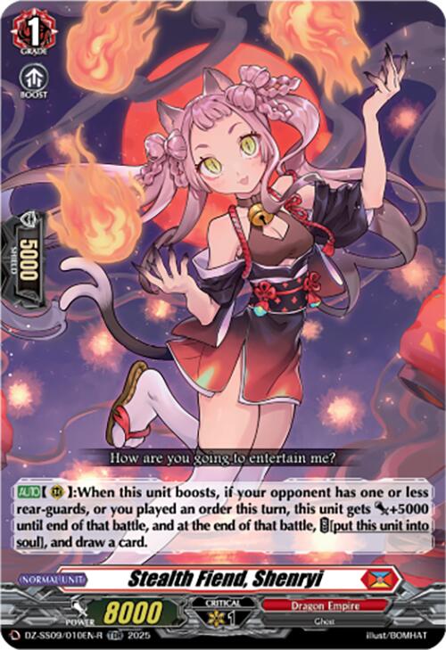 Stealth Fiend, Shenryi (TDR) (DZ-SS09/010EN-R) [DZ-SS09: Zero Tendo Start Deck] | Pegasus Games WI