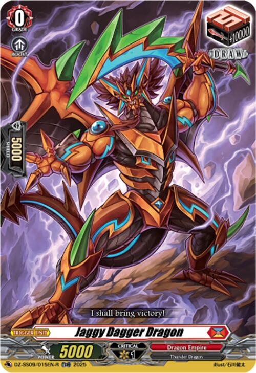 Jaggy Dagger Dragon (TDR) (DZ-SS09/015EN-R) [DZ-SS09: Zero Tendo Start Deck] | Pegasus Games WI