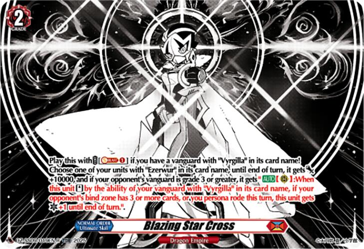 Blazing Star Cross (TDR) (DZ-SS09/019EN-R) [DZ-SS09: Zero Tendo Start Deck] | Pegasus Games WI