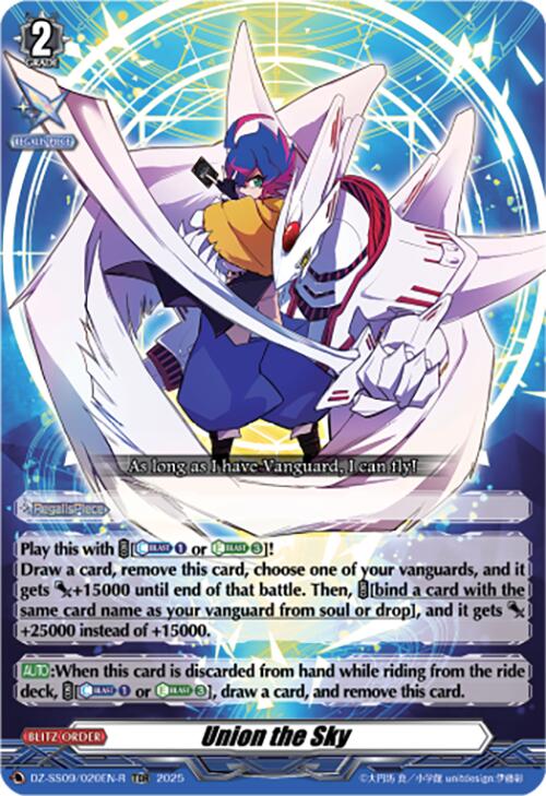 Union the Sky (TDR) (DZ-SS09/020EN-R) [DZ-SS09: Zero Tendo Start Deck] | Pegasus Games WI