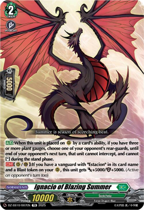 Ignacio of Blazing Summer (DZ-SS10/007EN) [DZ-SS10: Shiki Otei Start Deck] | Pegasus Games WI