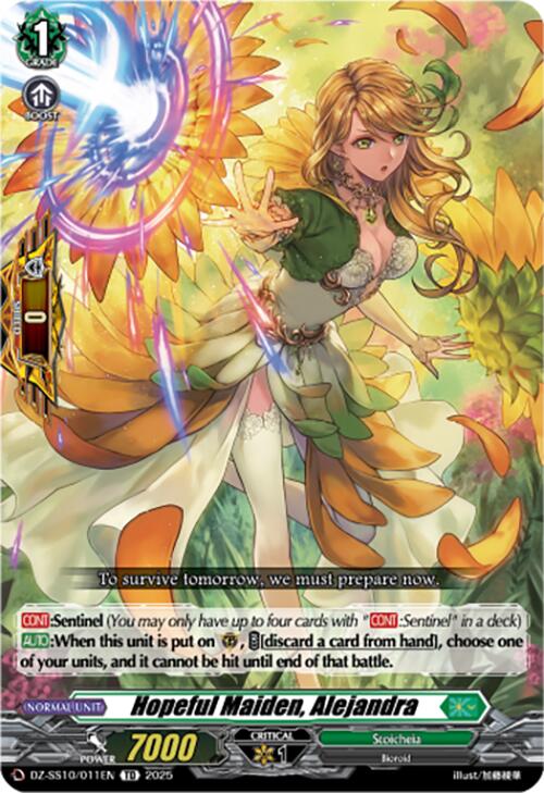 Hopeful Maiden, Alejandra (DZ-SS10/011EN) [DZ-SS10: Shiki Otei Start Deck] | Pegasus Games WI