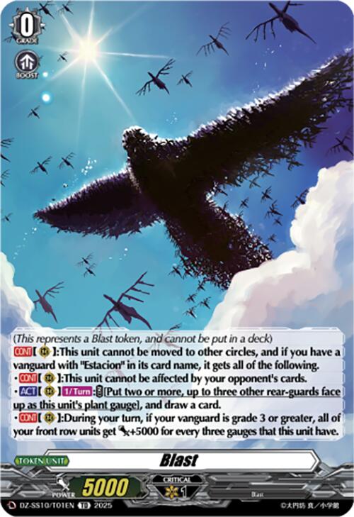 Blast (DZ-SS10/T01EN) [DZ-SS10: Shiki Otei Start Deck] | Pegasus Games WI