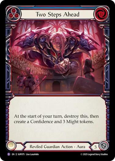 Two Steps Ahead [SUP075] (Super Slam)  Rainbow Foil | Pegasus Games WI