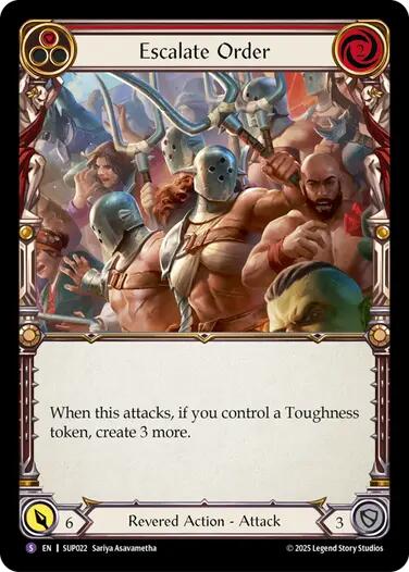 Escalate Order [SUP022] (Super Slam) | Pegasus Games WI