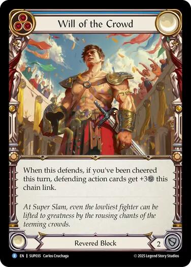 Will of the Crowd [SUP035] (Super Slam)  Rainbow Foil | Pegasus Games WI