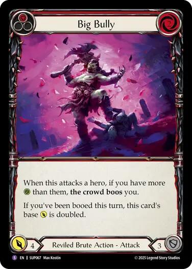 Big Bully [SUP067] (Super Slam)  Rainbow Foil | Pegasus Games WI