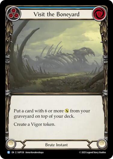 Visit the Boneyard [SUP139] (Super Slam)  Rainbow Foil | Pegasus Games WI