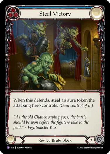 Steal Victory [SUP069] (Super Slam)  Rainbow Foil | Pegasus Games WI