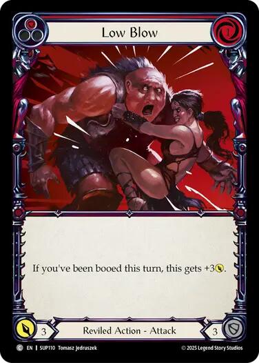 Low Blow [SUP110] (Super Slam)  Rainbow Foil | Pegasus Games WI