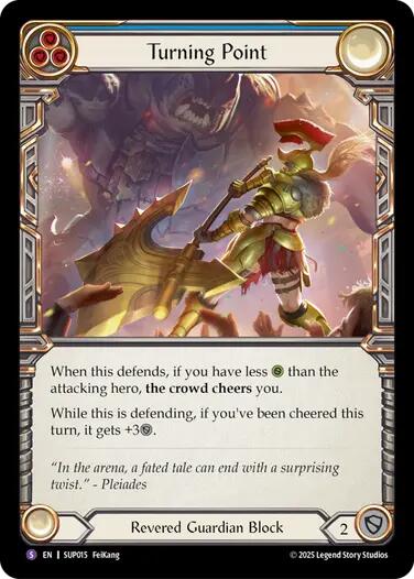 Turning Point [SUP015] (Super Slam)  Rainbow Foil | Pegasus Games WI