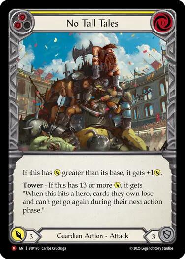 No Tall Tales [SUP170] (Super Slam)  Rainbow Foil | Pegasus Games WI