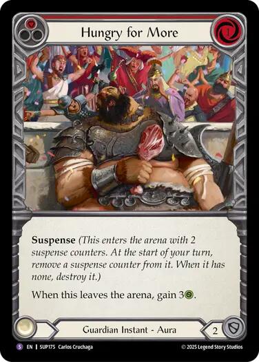 Hungry for More [SUP175] (Super Slam)  Rainbow Foil | Pegasus Games WI