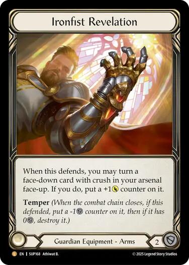 Ironfist Revelation [SUP168] (Super Slam)  Cold Foil | Pegasus Games WI