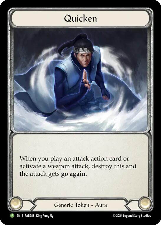 Quicken (FAB281) [FAB281] (Promo)  Cold Foil | Pegasus Games WI