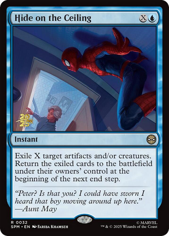 Hide on the Ceiling [Marvel's Spider-Man Prerelease Promos] | Pegasus Games WI