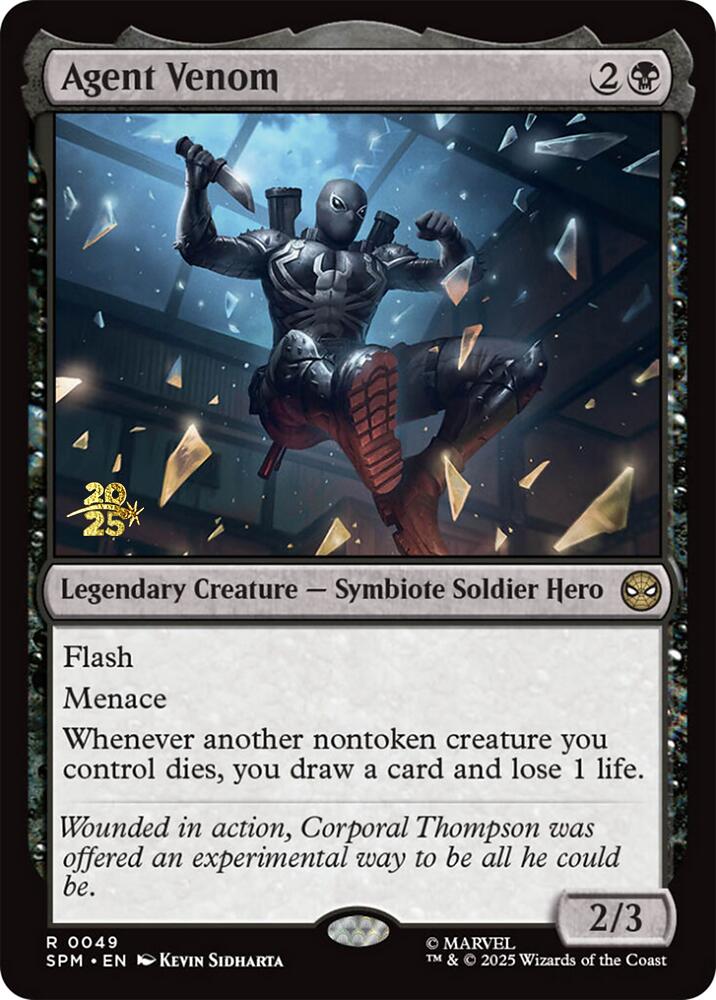 Agent Venom [Marvel's Spider-Man Prerelease Promos] | Pegasus Games WI