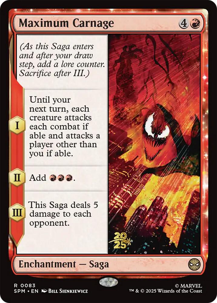 Maximum Carnage [Marvel's Spider-Man Prerelease Promos] | Pegasus Games WI