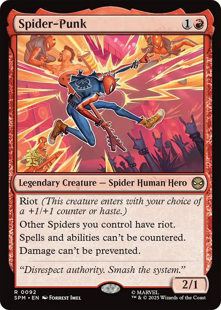 Spider-Punk [Marvel's Spider-Man Prerelease Promos] | Pegasus Games WI
