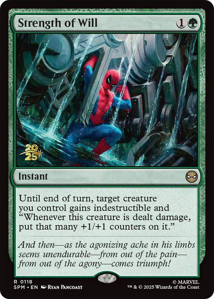 Strength of Will [Marvel's Spider-Man Prerelease Promos] | Pegasus Games WI