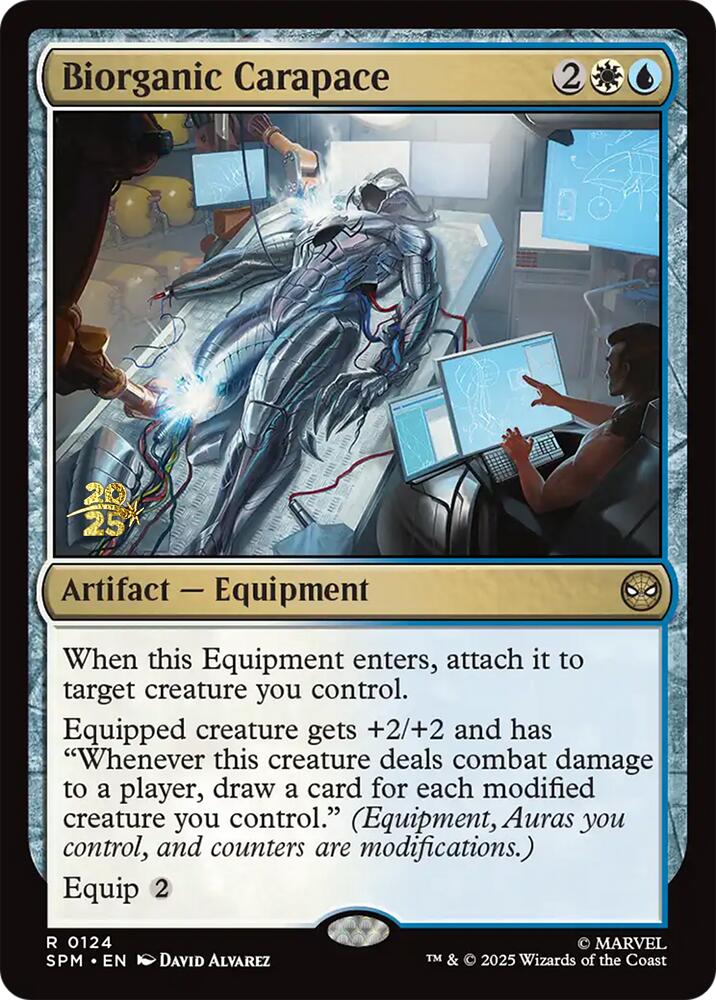 Biorganic Carapace [Marvel's Spider-Man Prerelease Promos] | Pegasus Games WI