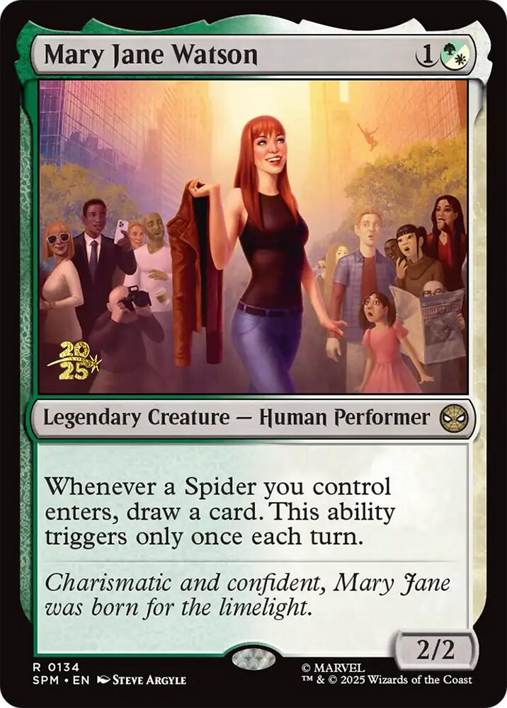Mary Jane Watson [Marvel's Spider-Man Prerelease Promos] | Pegasus Games WI