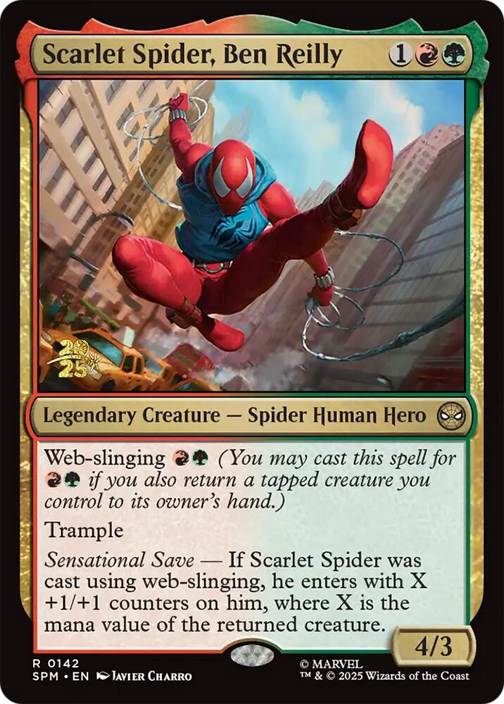 Scarlet Spider, Ben Reilly [Marvel's Spider-Man Prerelease Promos] | Pegasus Games WI