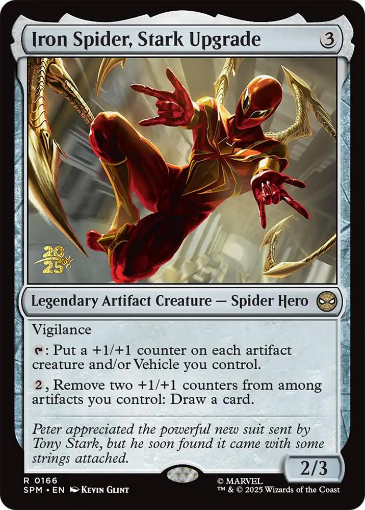 Iron Spider, Stark Upgrade [Marvel's Spider-Man Prerelease Promos] | Pegasus Games WI