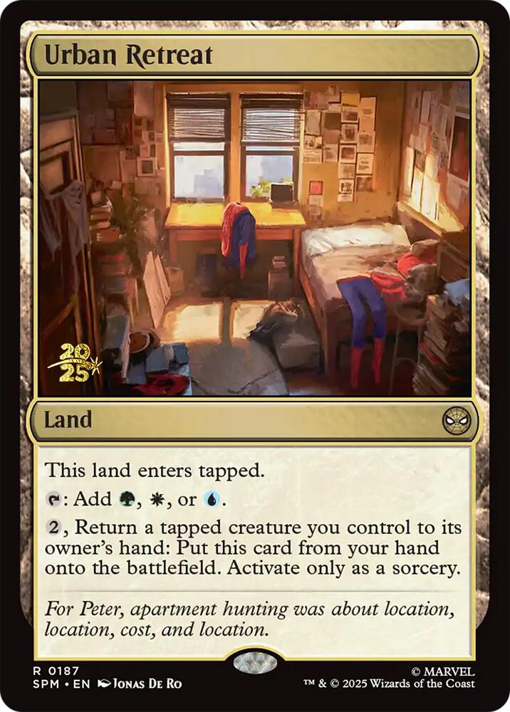 Urban Retreat [Marvel's Spider-Man Prerelease Promos] | Pegasus Games WI