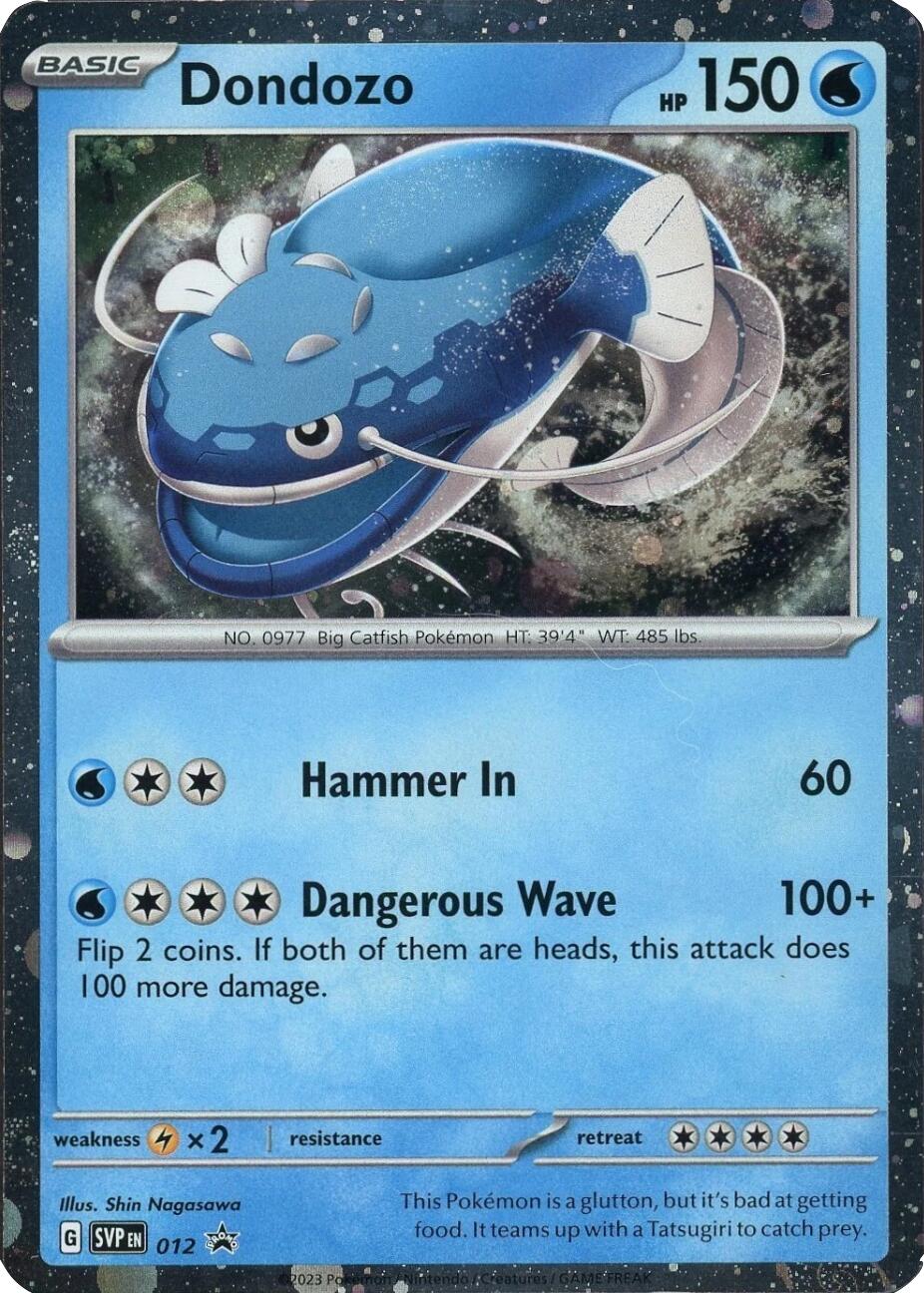 Dondozo (012) (Cosmos Holo) [Scarlet & Violet: Black Star Promos] | Pegasus Games WI