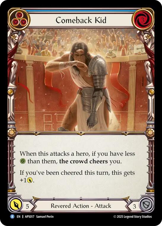 Comeback Kid (Blue) [APS017] (Armory Deck: Pleiades) | Pegasus Games WI