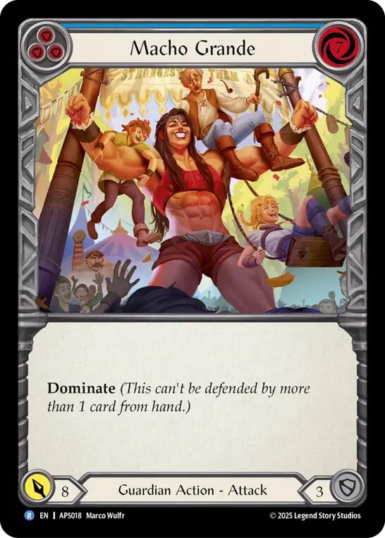 Macho Grande (Blue) [APS018] (Armory Deck: Pleiades) | Pegasus Games WI