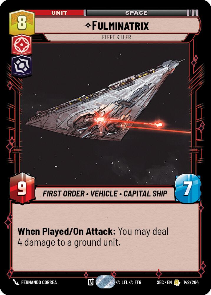 Fulminatrix (142/264) - Fleet Killer (142/264) [Secrets of Power] | Pegasus Games WI