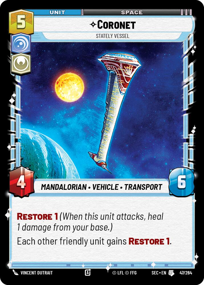 Coronet (47/264) - Stately Vessel (47/264) [Secrets of Power] | Pegasus Games WI