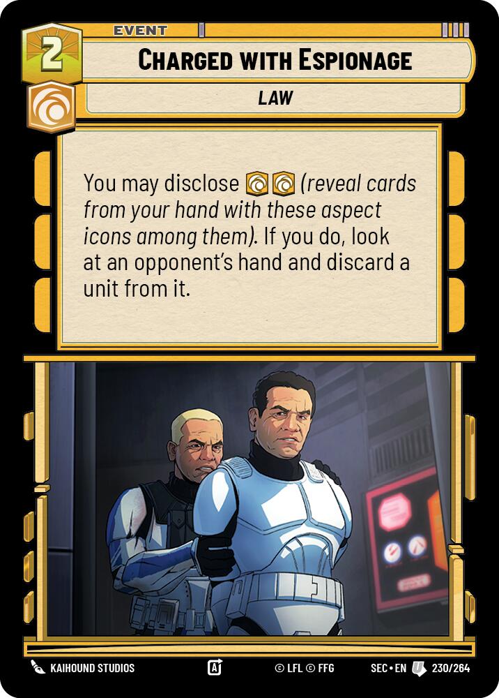 Charged with Espionage (230/264) (230/264) [Secrets of Power] | Pegasus Games WI