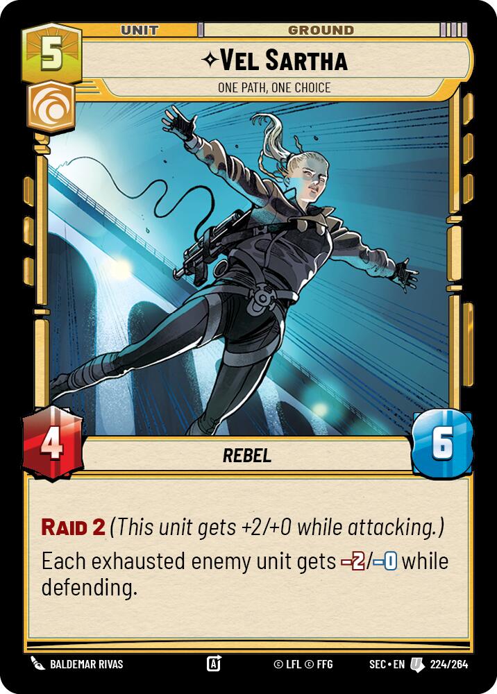Vel Sartha (224/264) - One Path, One Choice (224/264) [Secrets of Power] | Pegasus Games WI