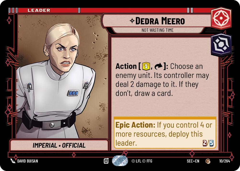 Dedra Meero (10/264) - Not Wasting Time (10/264) [Secrets of Power] | Pegasus Games WI