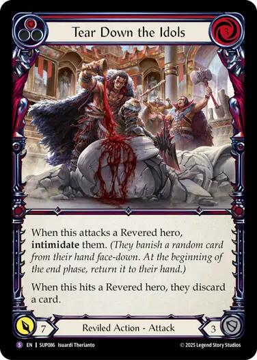 Tear Down the Idols [SUP086] (Super Slam)  Rainbow Foil | Pegasus Games WI