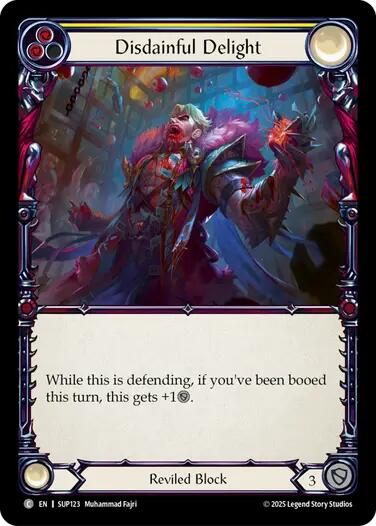 Disdainful Delight [SUP123] (Super Slam)  Rainbow Foil | Pegasus Games WI