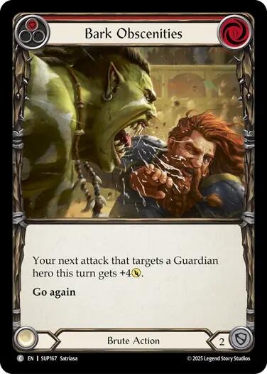 Bark Obscenities [SUP167] (Super Slam)  Rainbow Foil | Pegasus Games WI